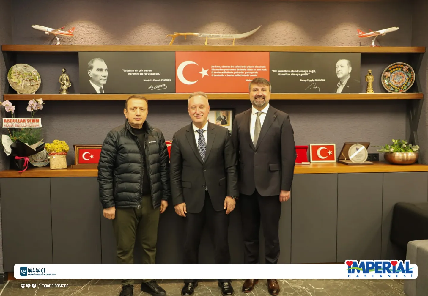 Trabzon İl Sağlık Müdürü Dr. Mehmet Topsakal'a Ziyaret