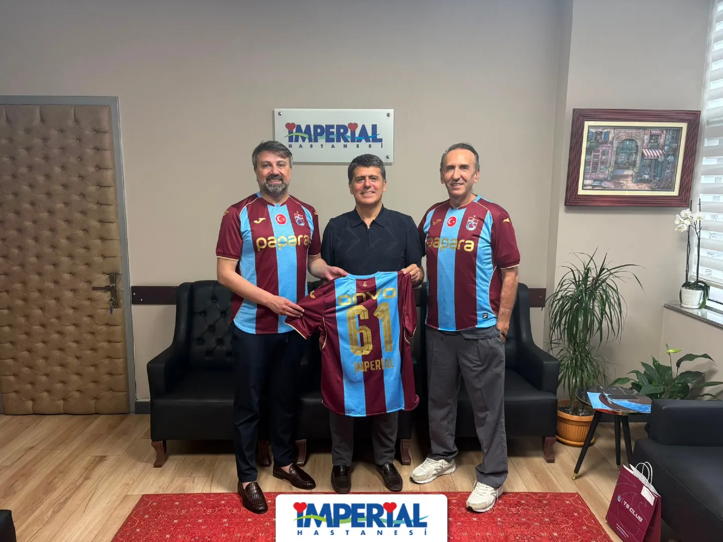 Trabzonspor Sağlık Kurulu Başkanı Prof. Dr. Ahmet Beşir'den Hastanemize Ziyaret