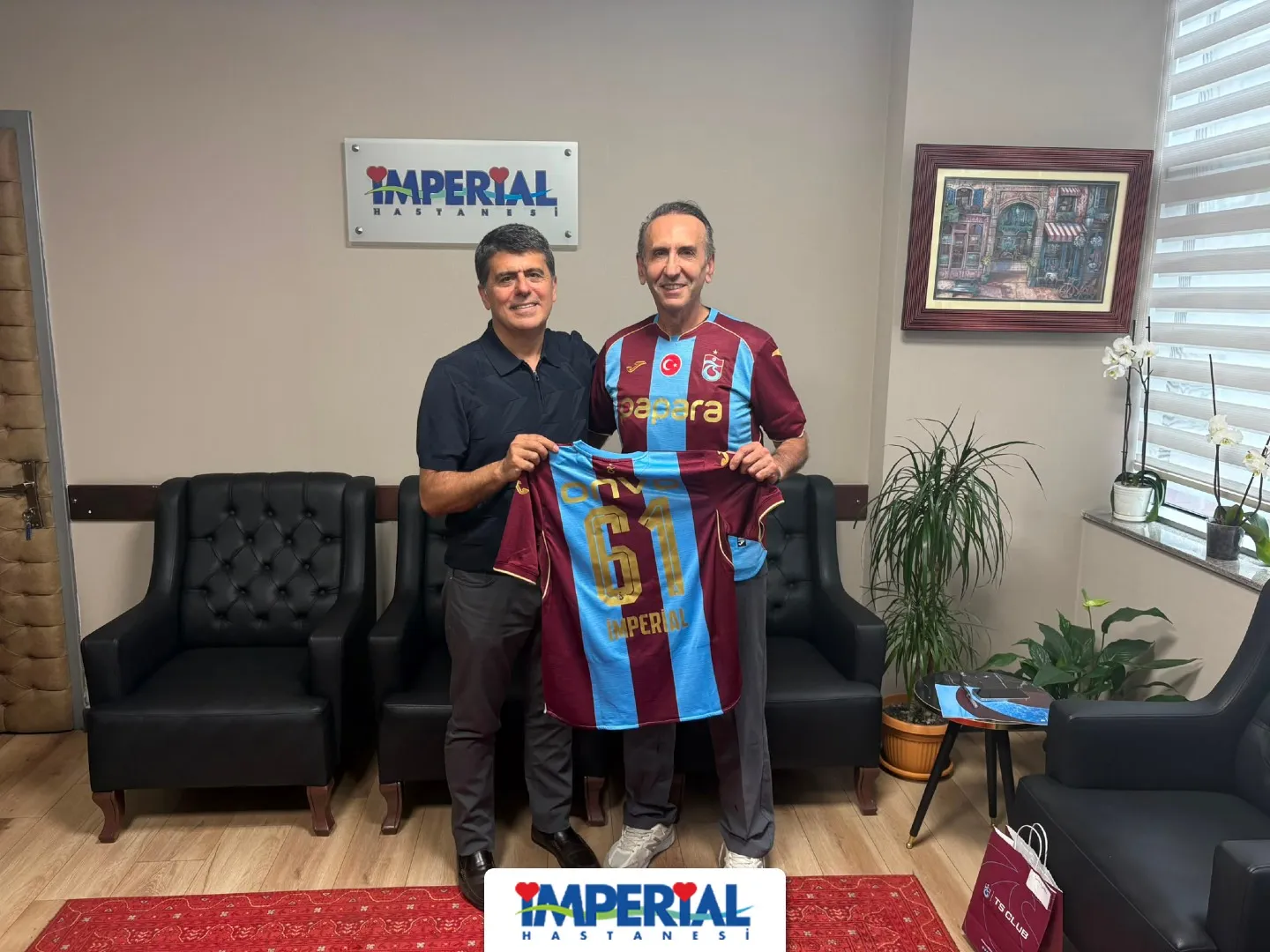 Trabzonspor Sağlık Kurulu Başkanı Prof. Dr. Ahmet Beşir'den Hastanemize Ziyaret 2