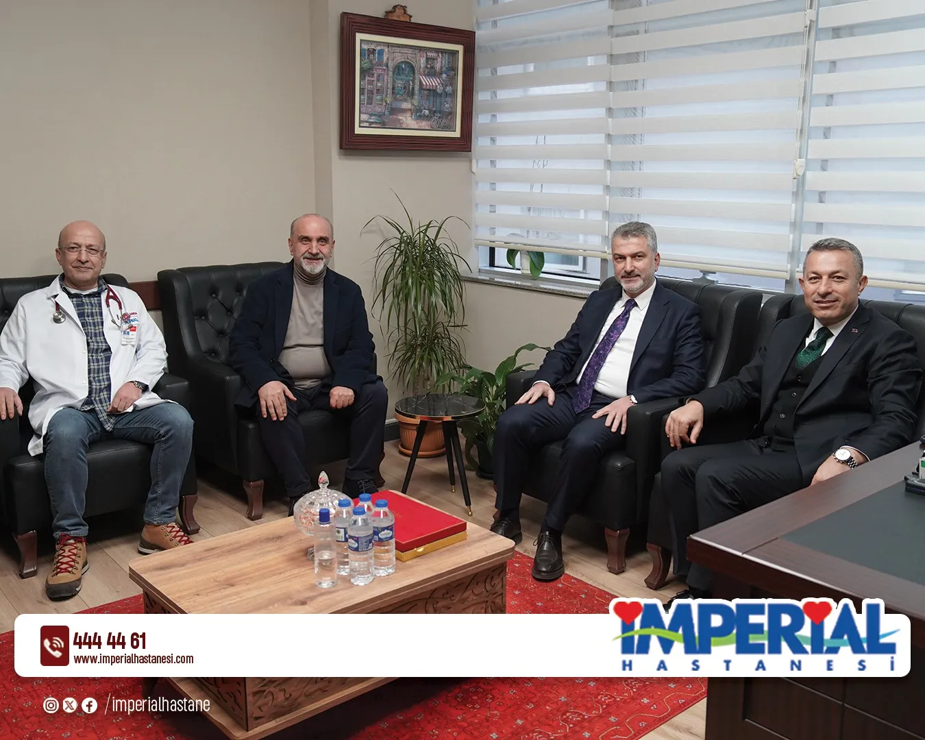 Trabzon Valisi Tahir Şahin'den Hastane Yönetimimize İade-i Ziyaret 2